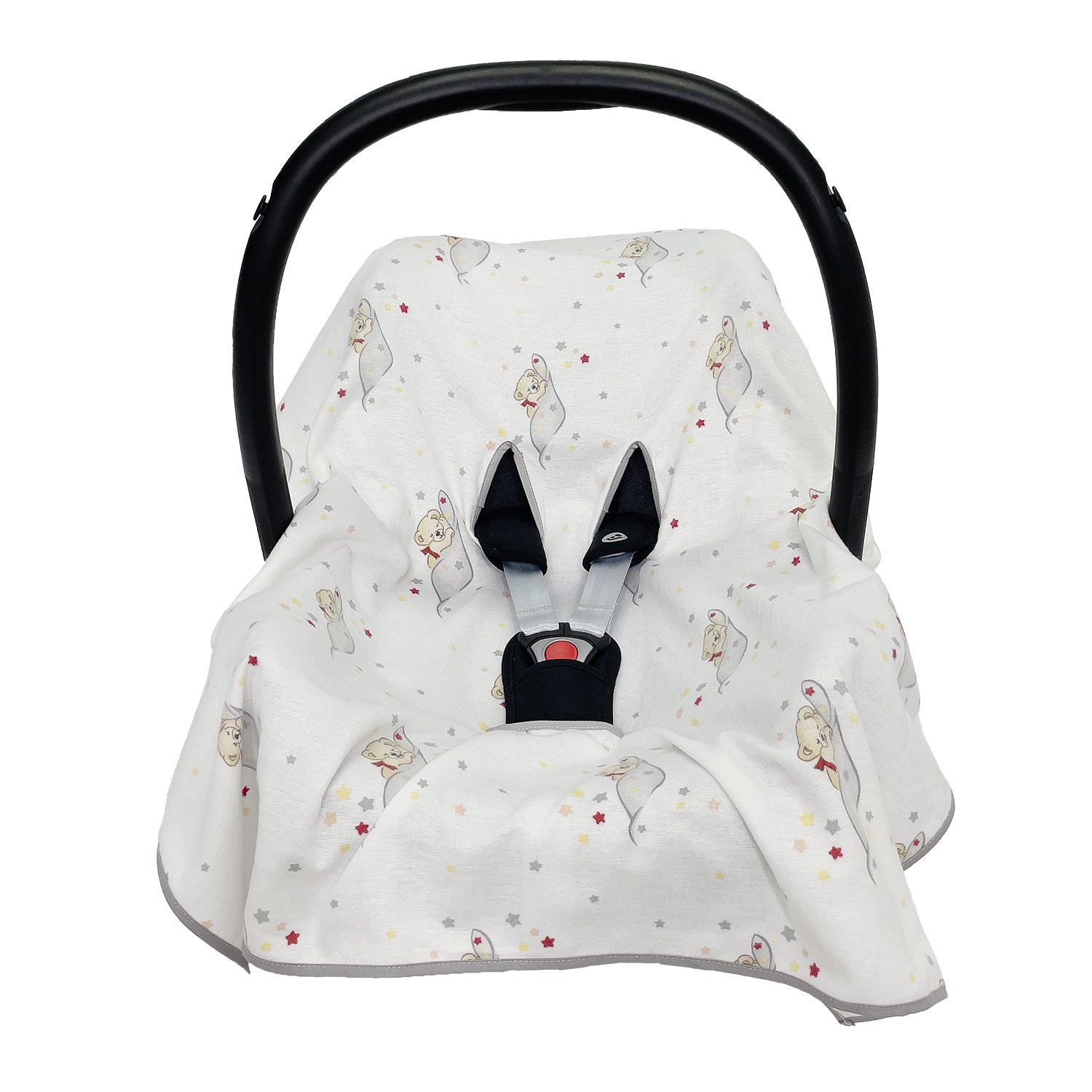 Mynest Ana Kucağı Kılıfı 0-13 Kg 1018 Gri-Kırmızı