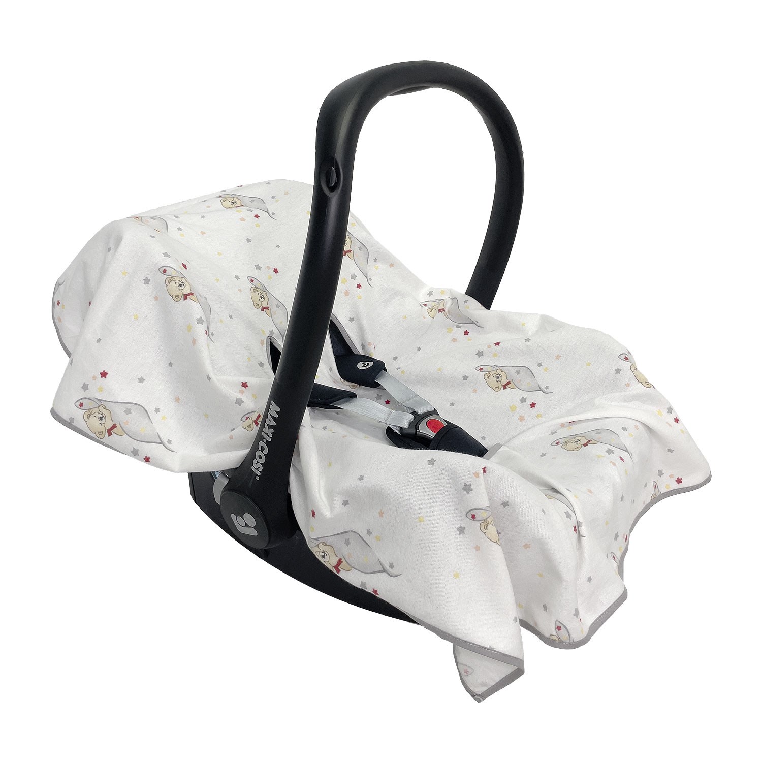 Mynest Ana Kucağı Kılıfı 0-13 Kg 1018 Gri-Kırmızı