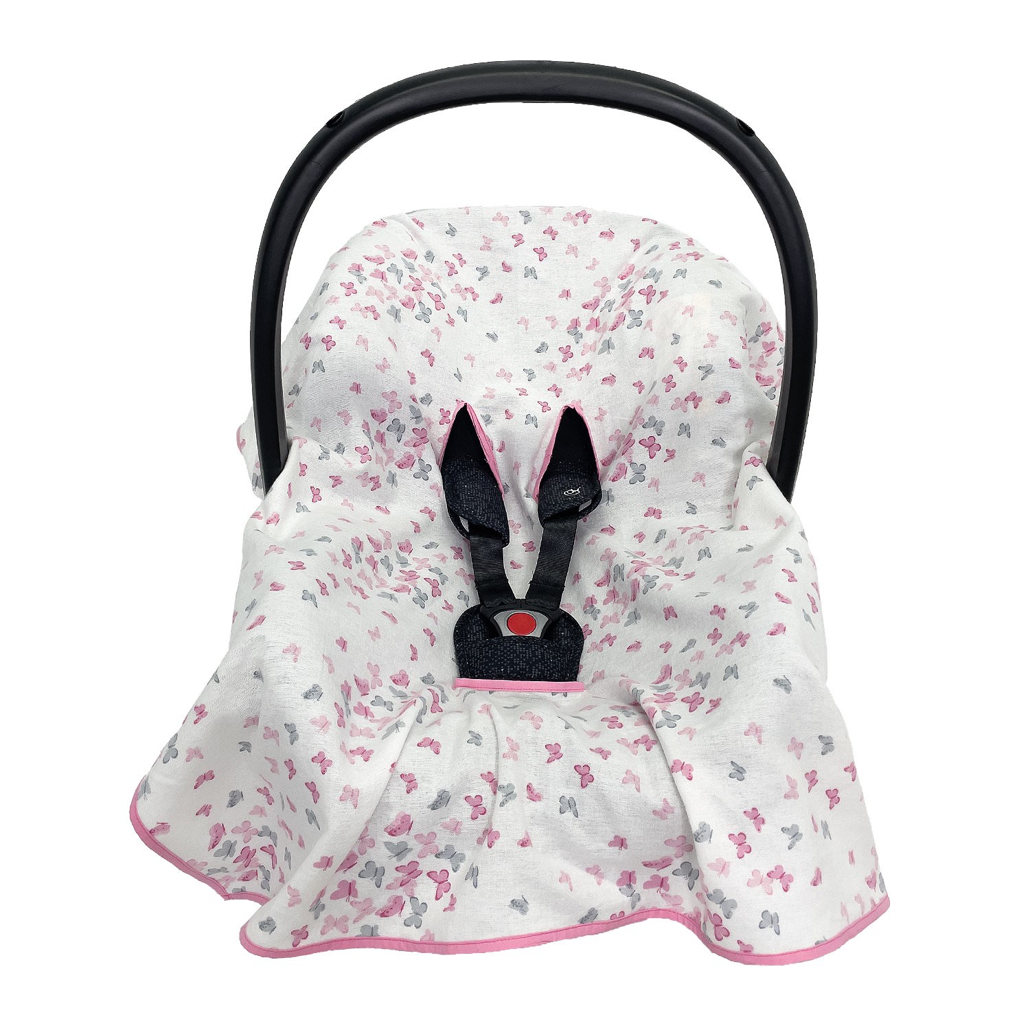 Mynest Ana Kucağı Kılıfı 0-13 Kg 1018 Gri-Pembe