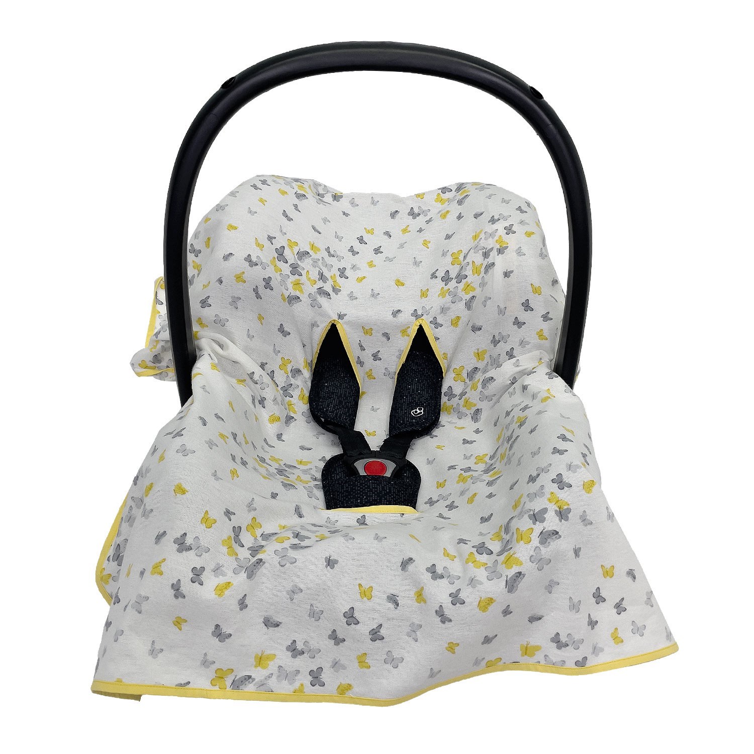 Mynest Ana Kucağı Kılıfı 0-13 Kg 1018 Sarı-Gri