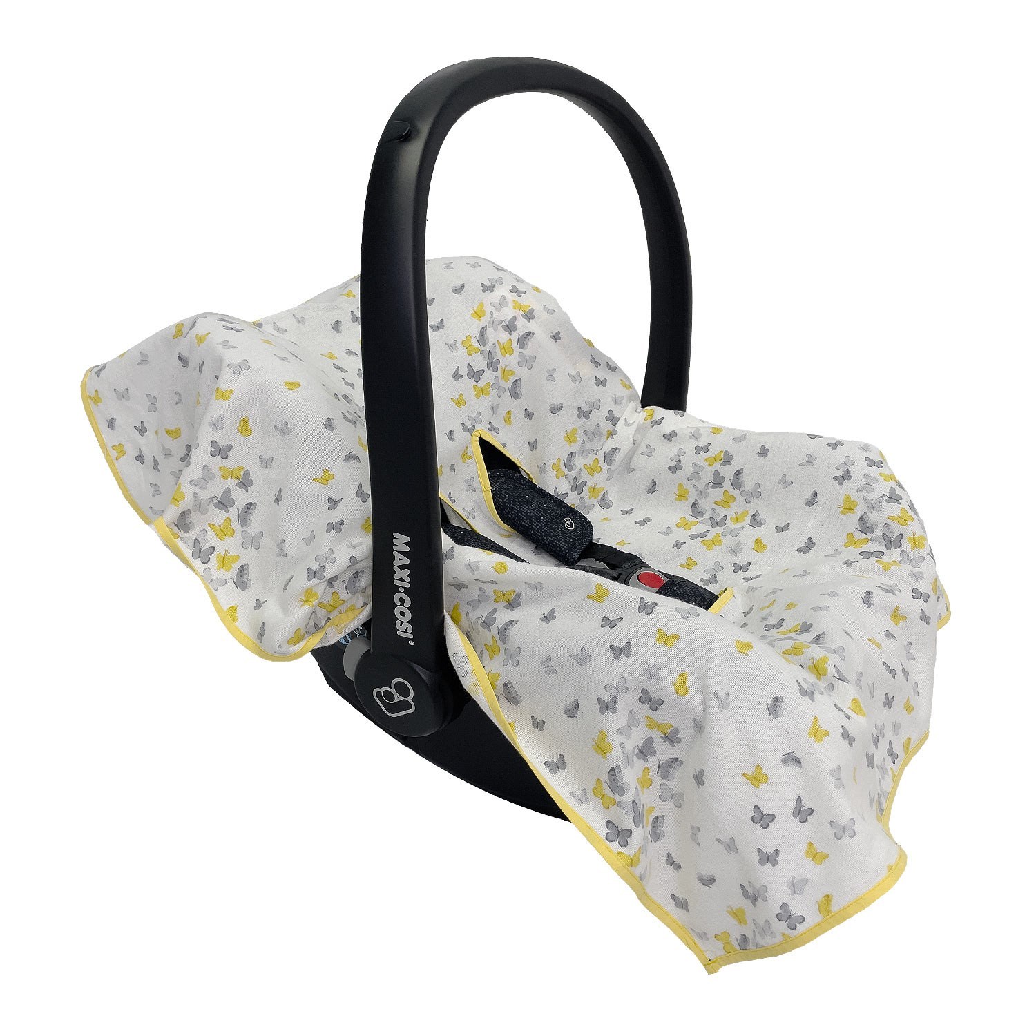 Mynest Ana Kucağı Kılıfı 0-13 Kg 1018 Sarı-Gri