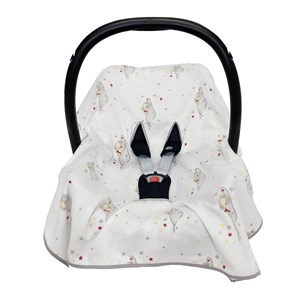 Mynest Ana Kucağı Kılıfı 0-13 Kg 1018 Gri-Kırmızı