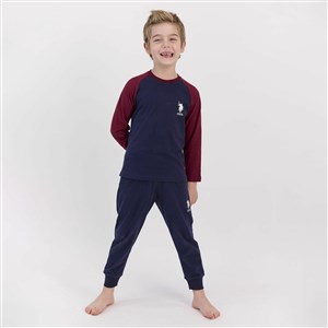 U.S. Polo Assn Erkek Çocuk Pijama Takımı US900-4 Lacivert