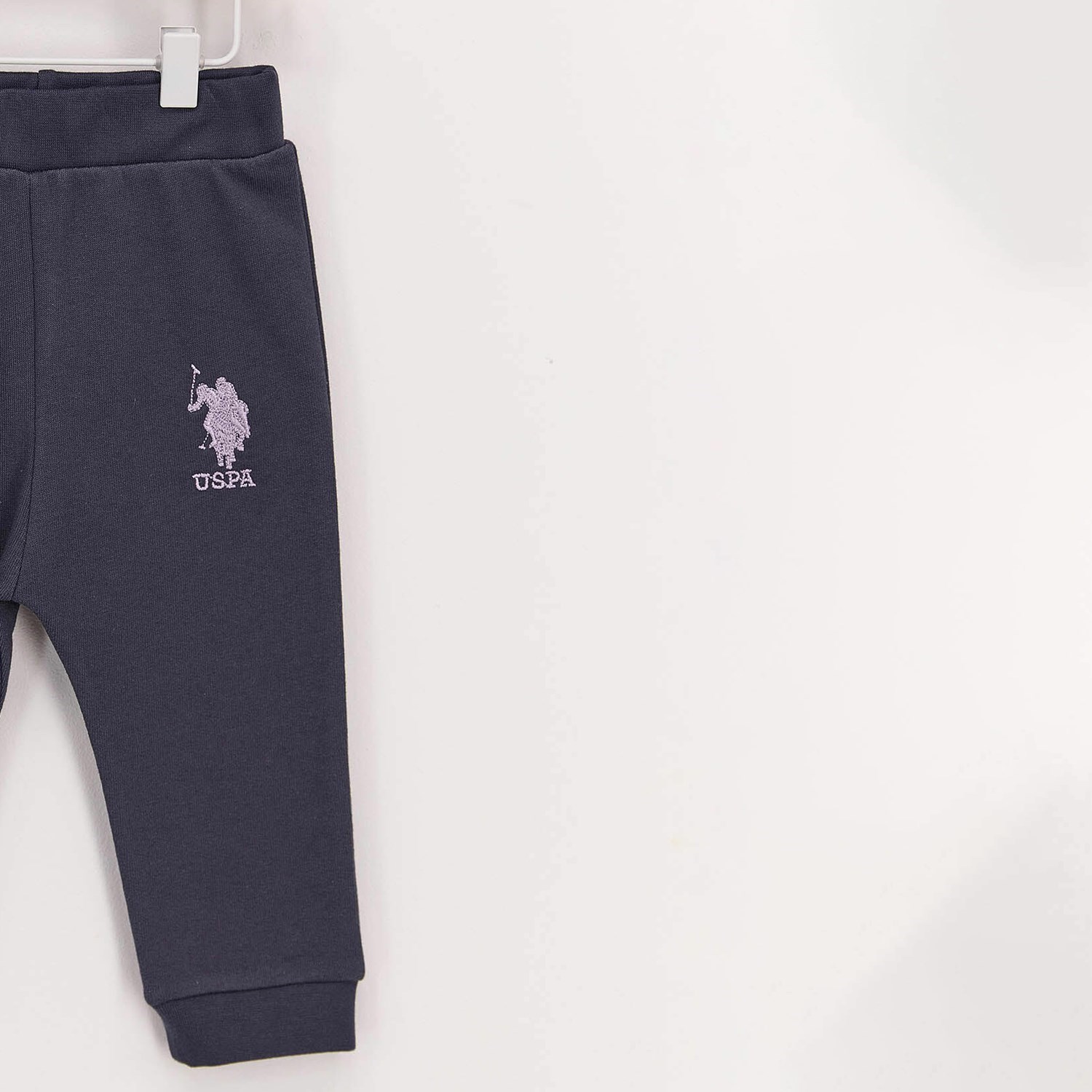 U.S. Polo Assn Kız Bebek Uzun Kollu 2'li Takım USB586 Lila