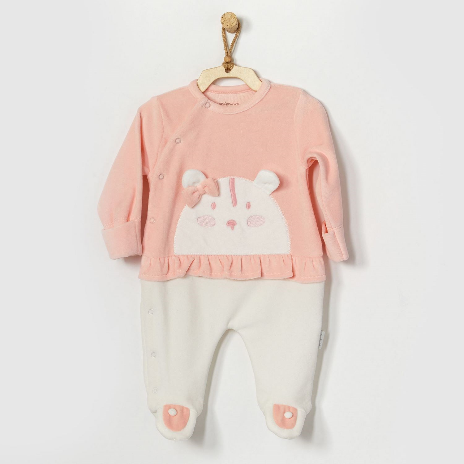 Andywawa Street Style Bebek Tulumu AC22363 Pembe