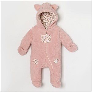 Andywawa Leopar Astronot Bebek Uyku Tulumu AC22079 Pembe