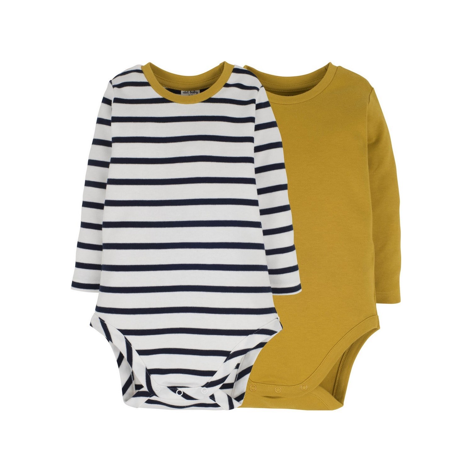İdil Baby Uzun Kollu 2'li Bebek Body 15028 Çizgili