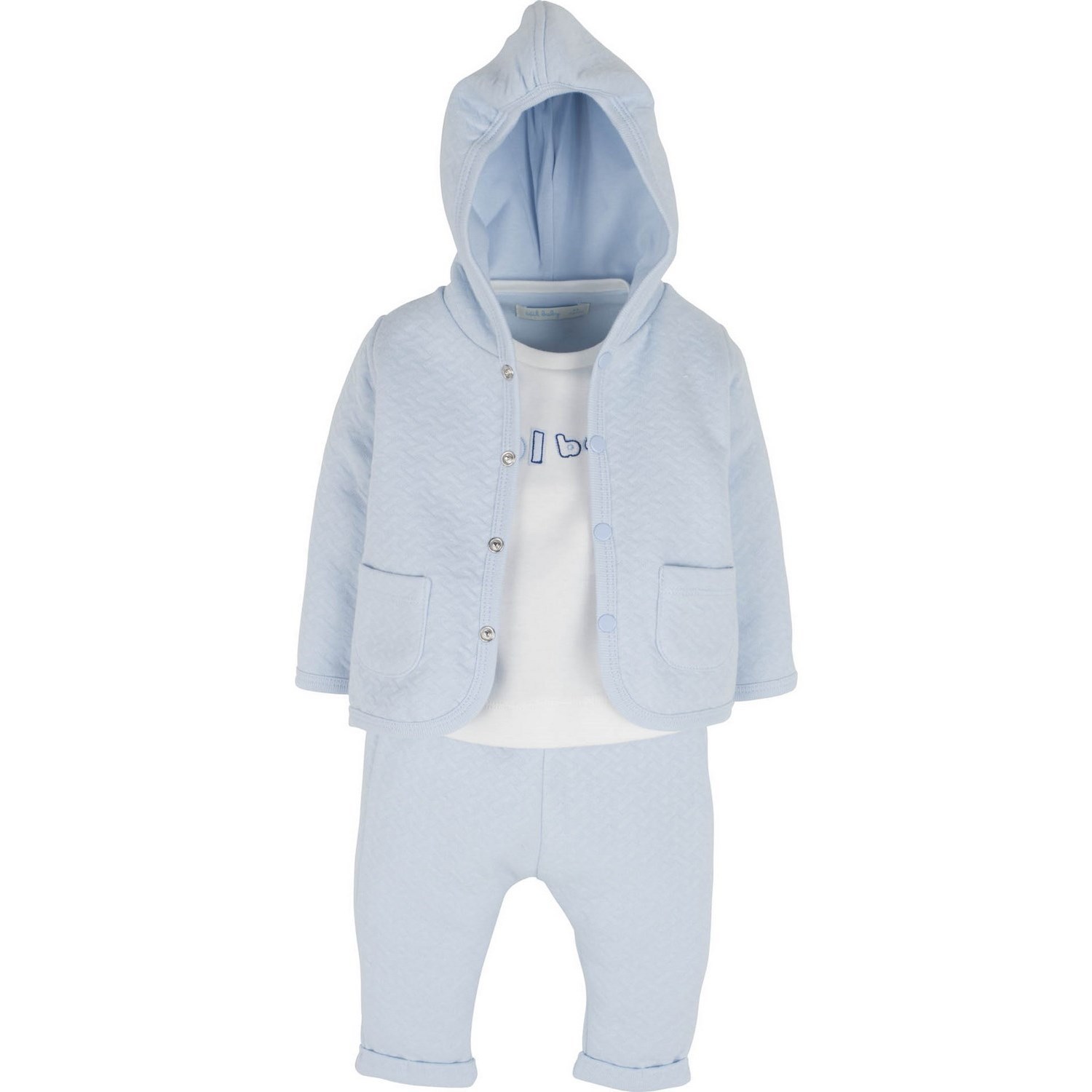 İdil Baby 3'lü Bebek Takımı 15040 Mavi