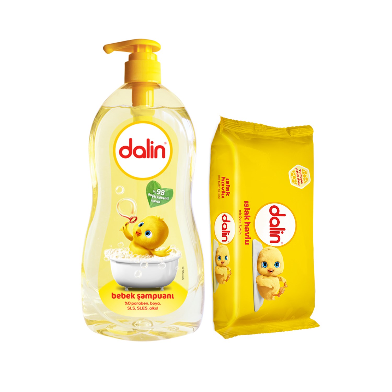 Dalin Klasik Bebek Şampuanı 700 ml + 56'lı Islak Mendil Hediyeli 