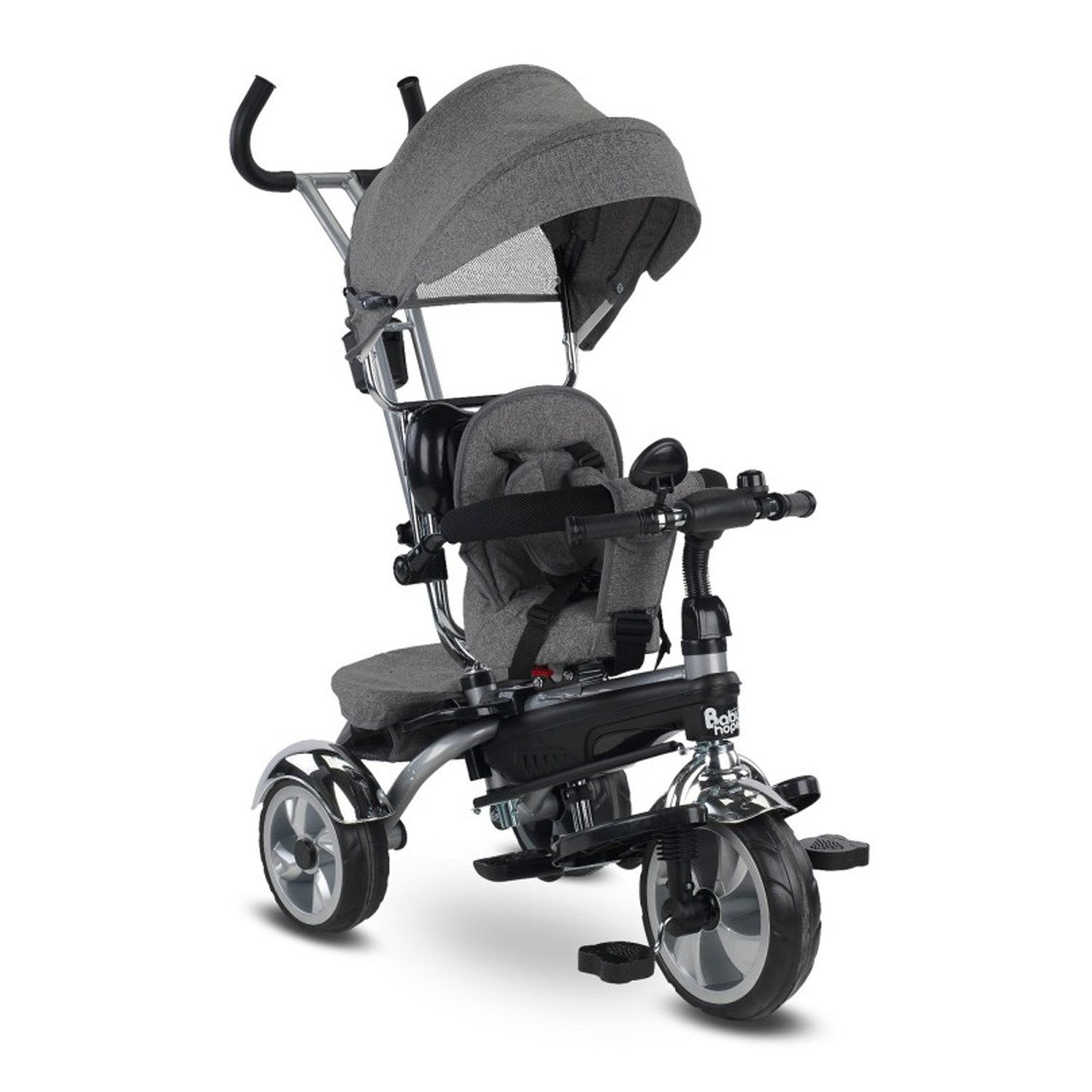 BabyHope Star Üç Teker Bisiklet BH-9500 Gri
