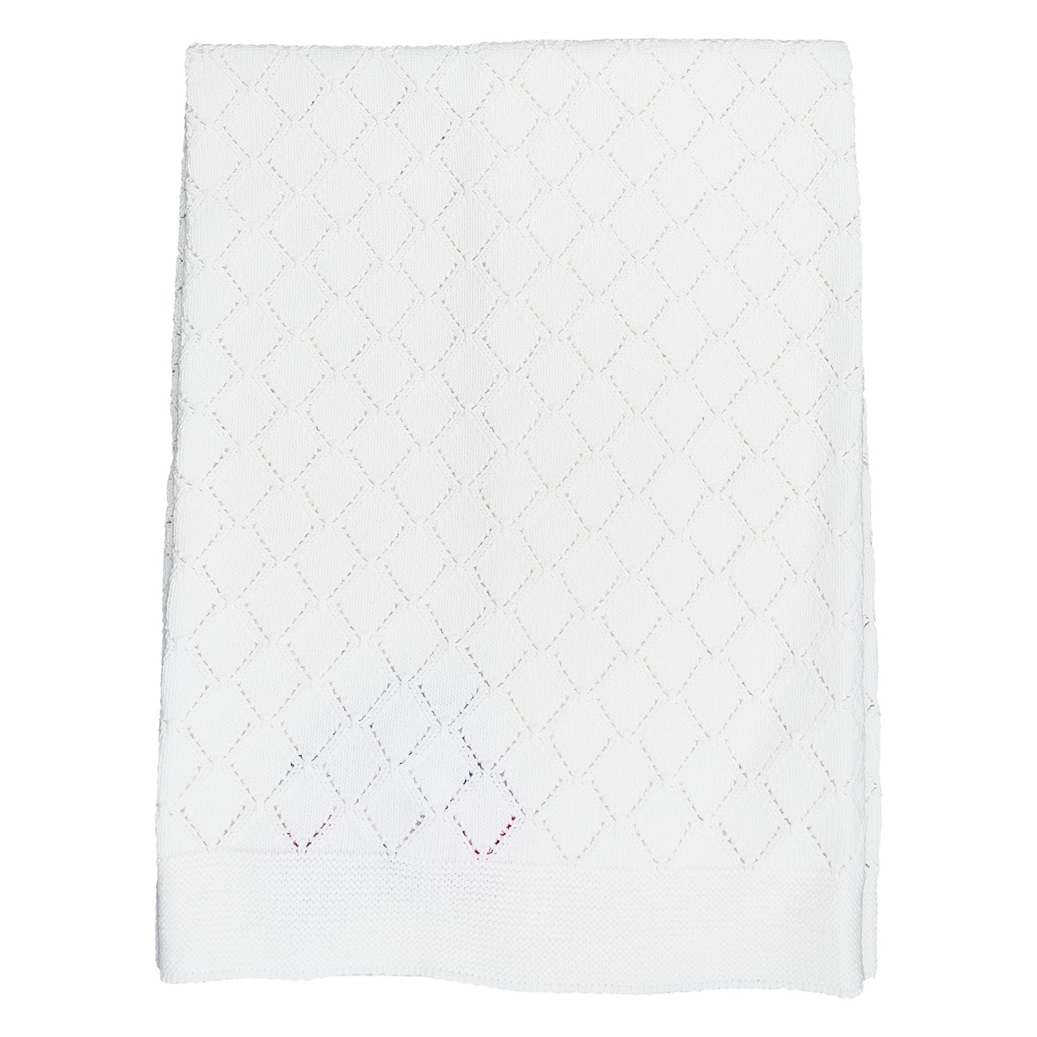 Bebepan Triko Bebek Battaniyesi 80x90 Cm 1065 Beyaz