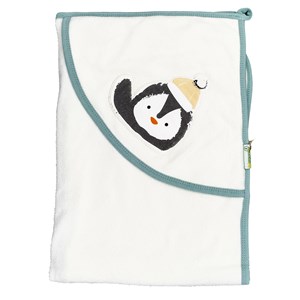Biorganic Frozen Penguins Bebek Havlusu 85x90 Cm 66295 Nil-Ekru