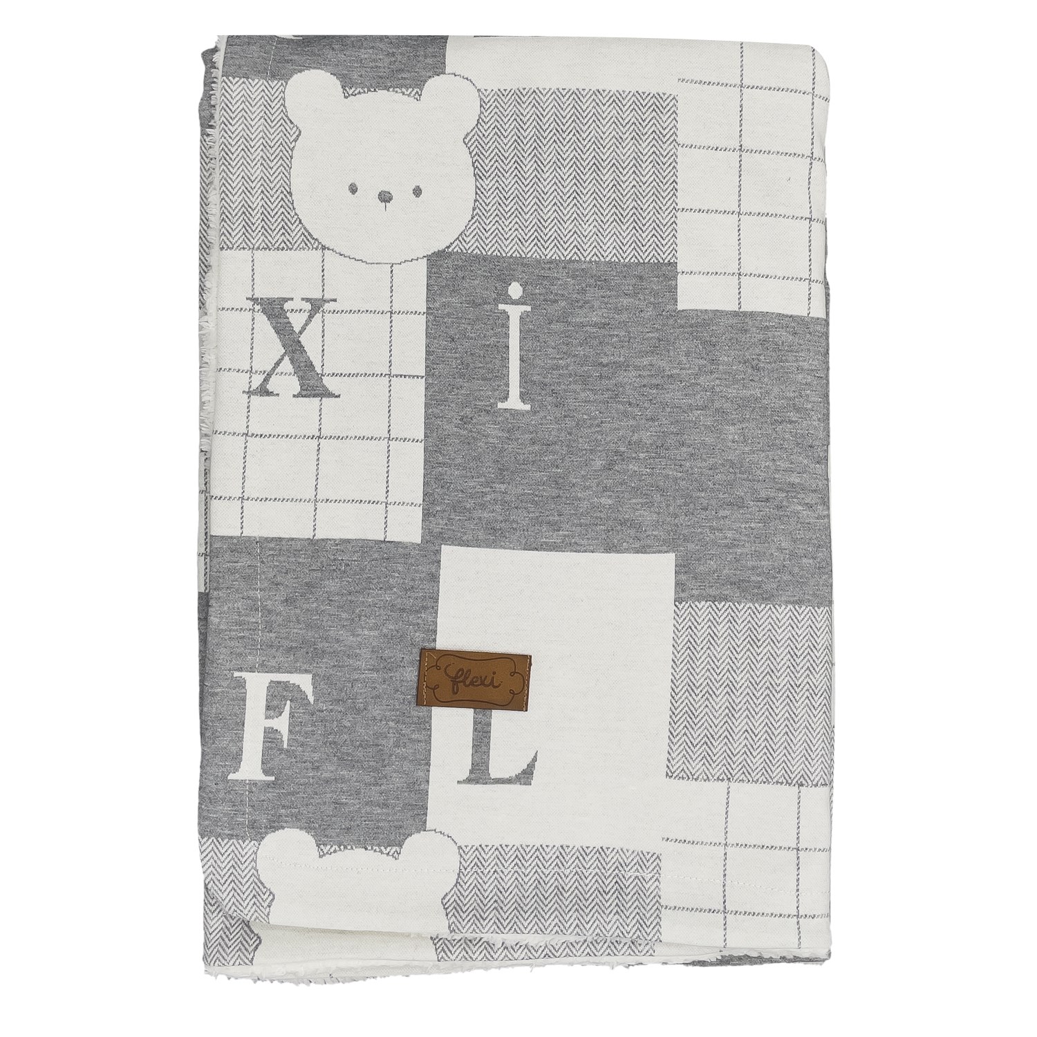 Flexi Bebek Battaniyesi 85x85 Cm 226115 Gri