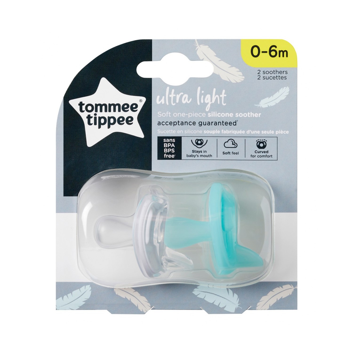 Tommee Tippee Ultra Light 2'li Slikon Emzik 0-6 Ay 