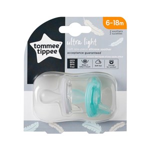 Tommee Tippee Ultra Light 2'li Silikon Emzik 6-18 Ay 