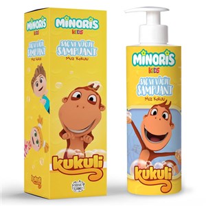 Minoris Kids Kukuli Saç ve Vücut Şampuanı 220 ml 
