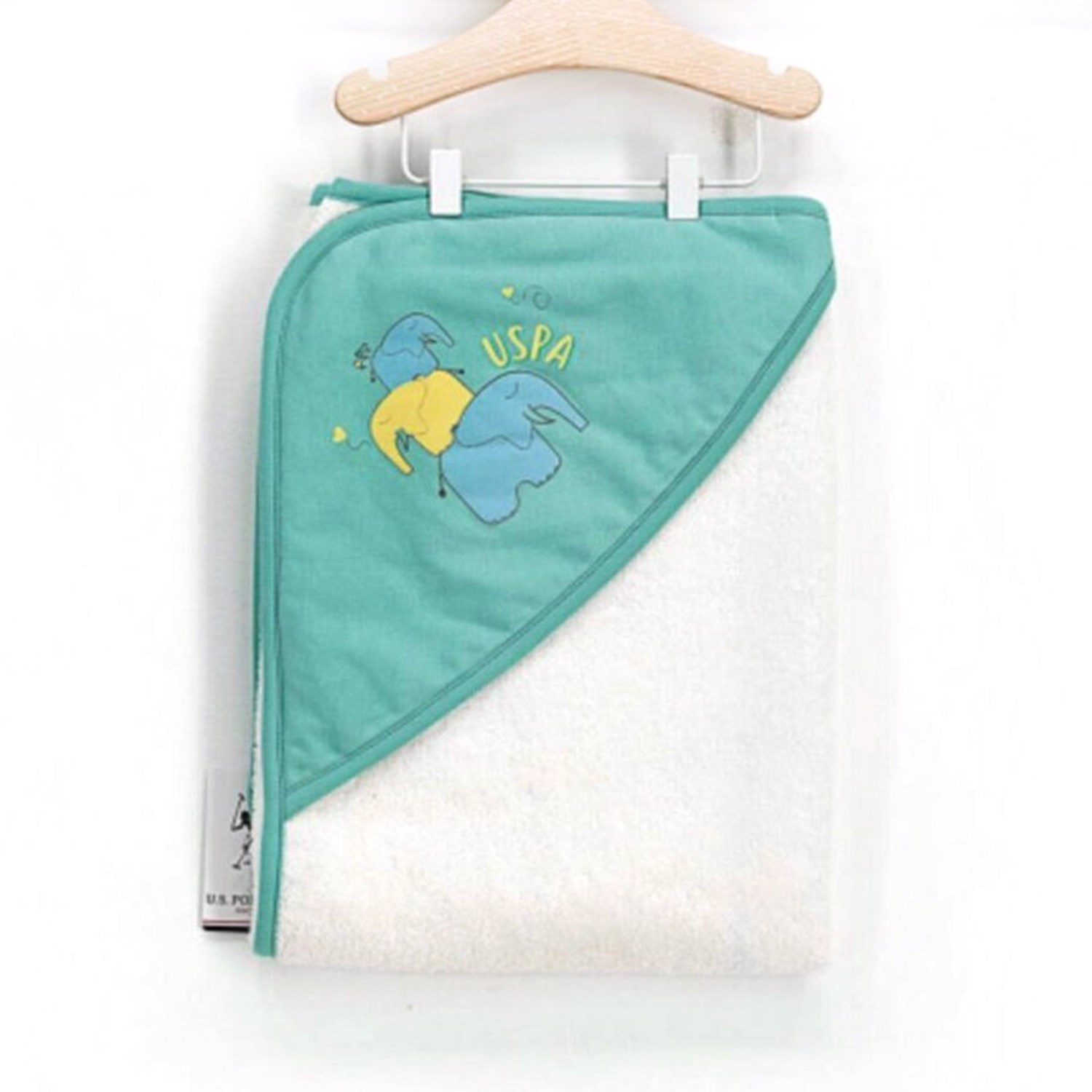 U.S. Polo Assn Bebek Havlusu 70x85 Cm USB211 Yeşil