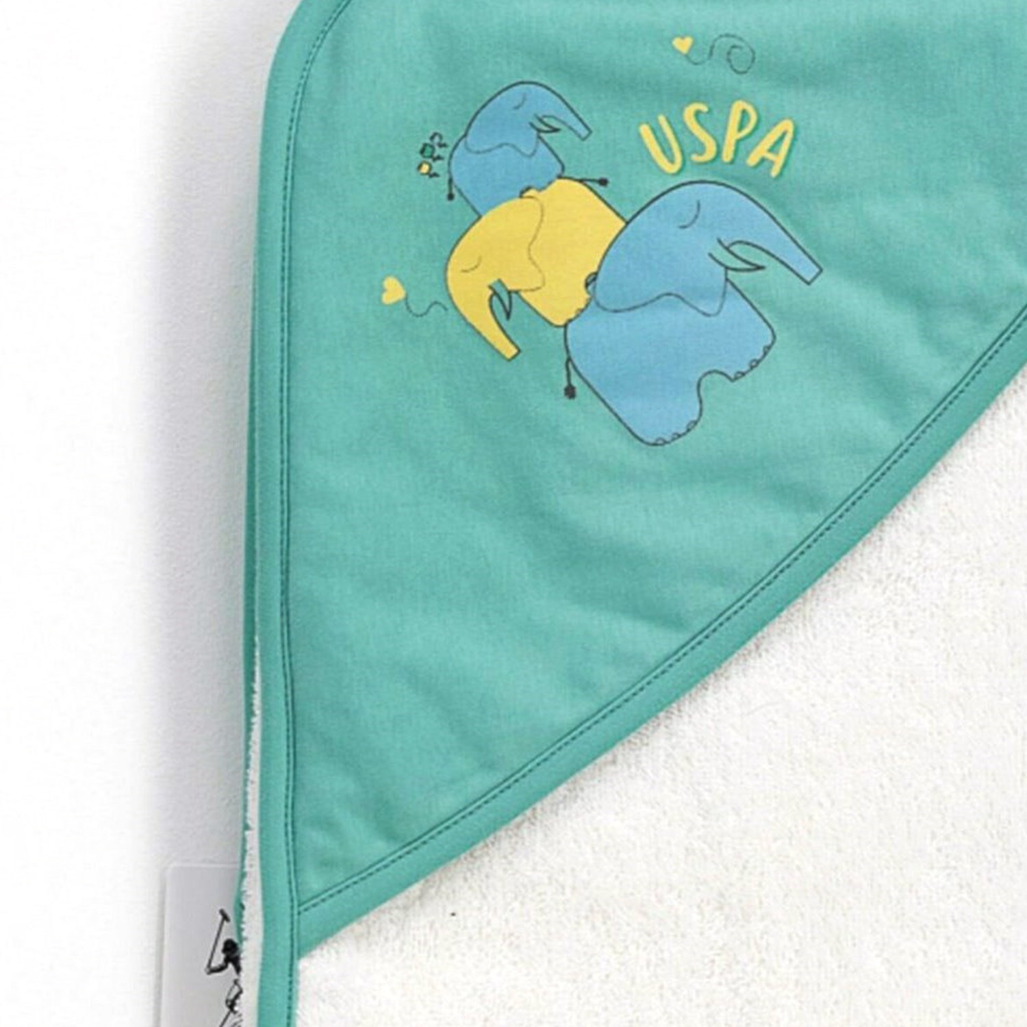 U.S. Polo Assn Bebek Havlusu 70x85 Cm USB211 Yeşil