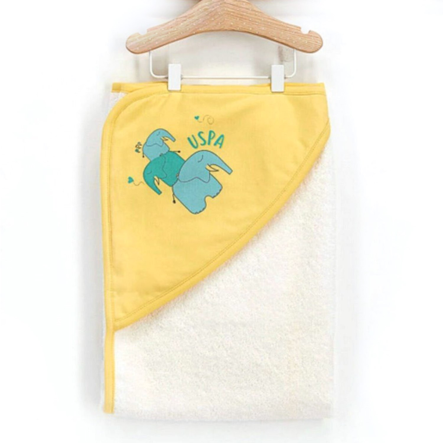 U.S. Polo Assn Bebek Havlusu 70x85 Cm USB211 Sarı