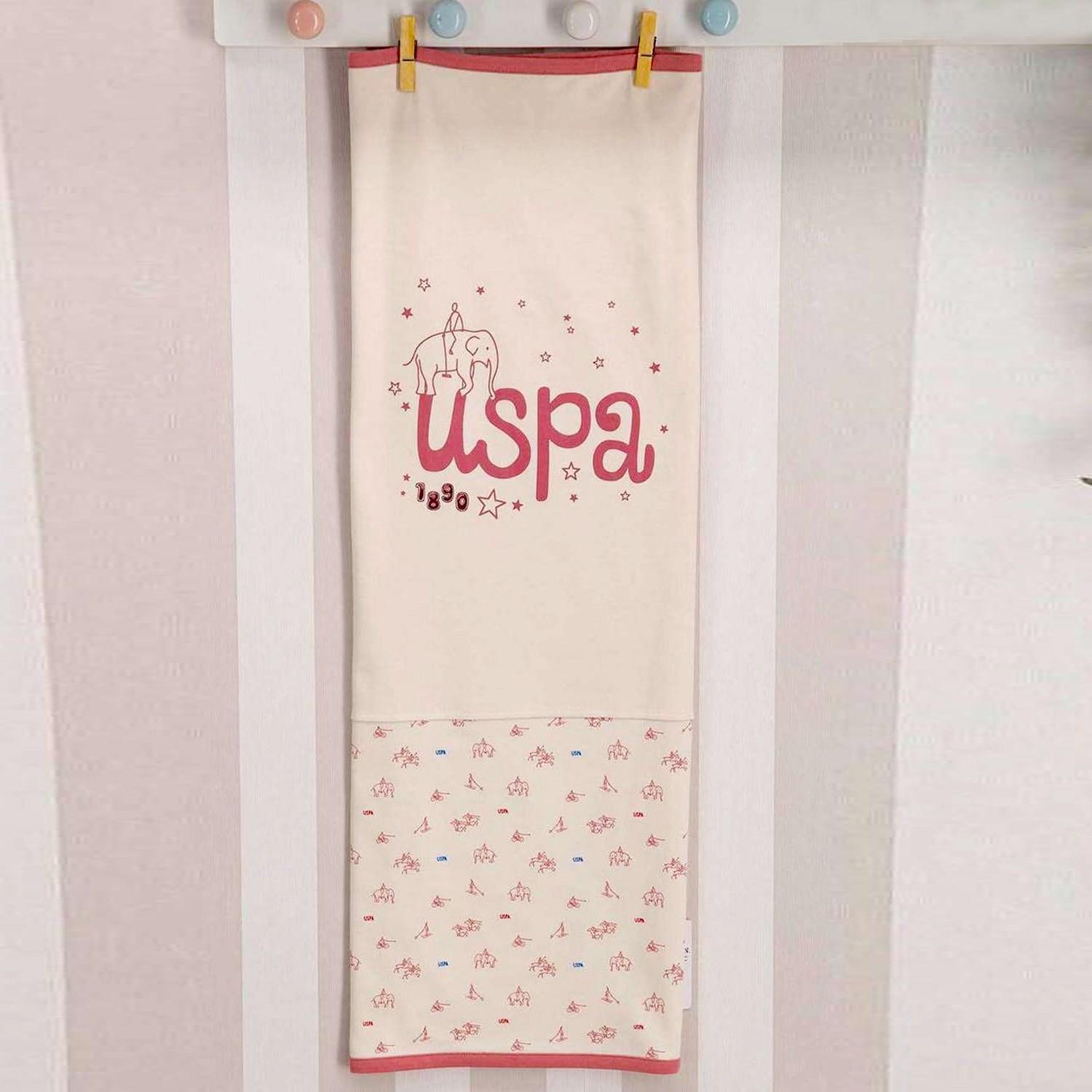 U.S. Polo Assn Bebek Battaniyesi USB016 Vanilya