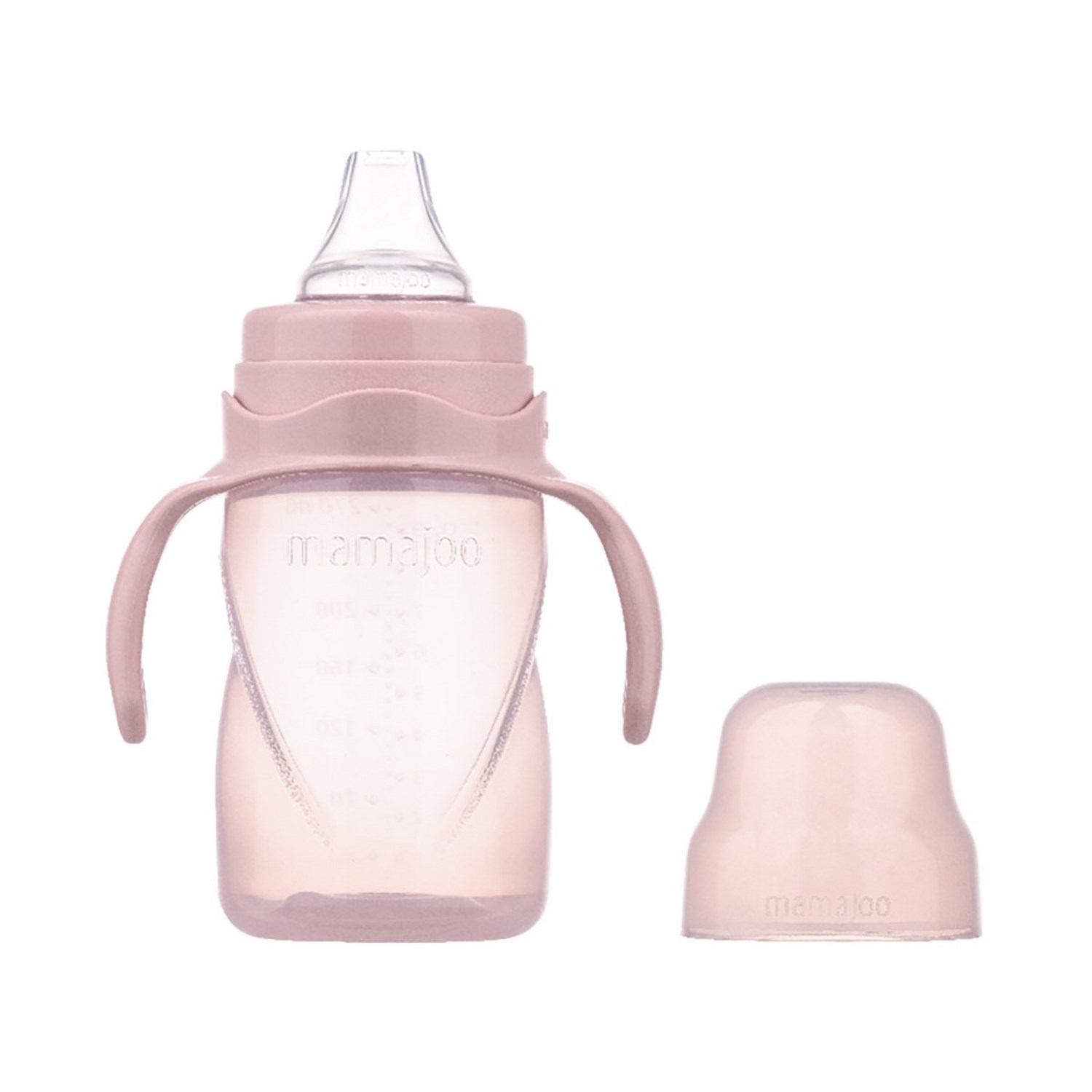 Mamajoo Kulplu Eğitici Bardak 270 ML Powder Pink