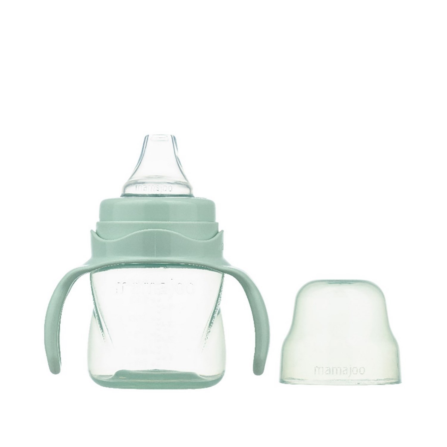 Mamajoo Kulplu Eğitici Bardak 160 ML Powder Green