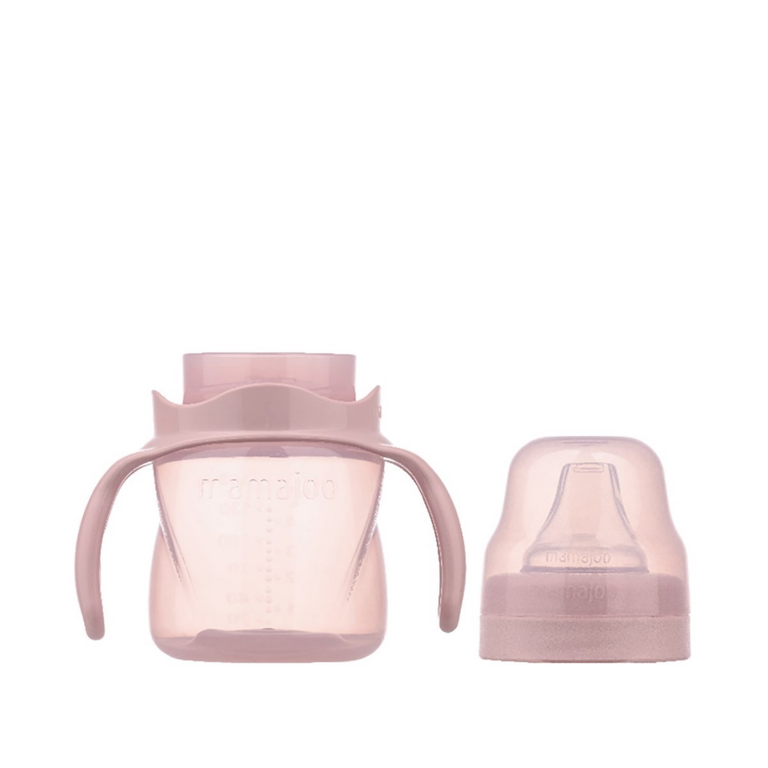 Mamajoo Kulplu Eğitici Bardak 160 ML Powder Pink