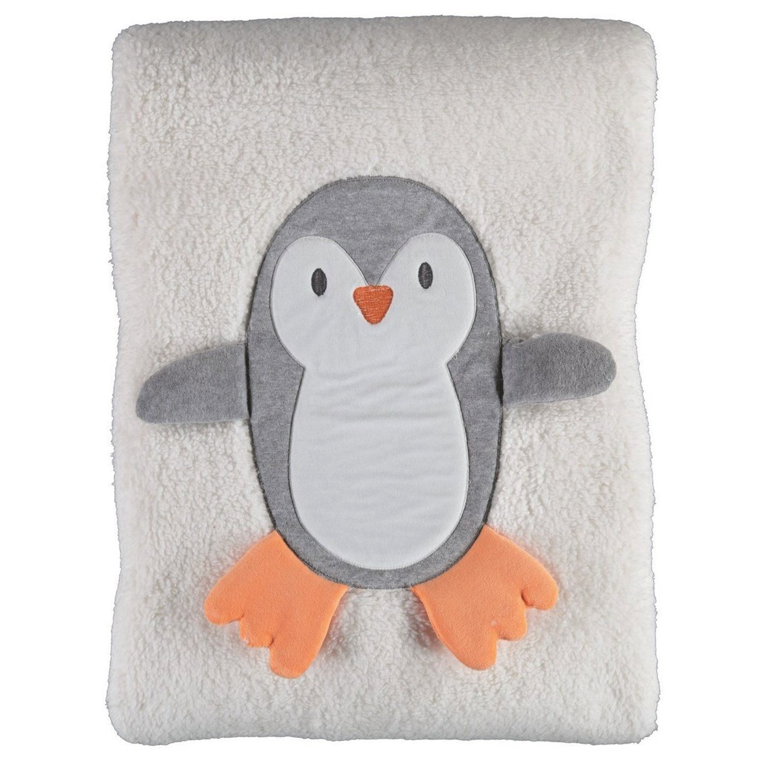 Bibaby Cute Penguins Welsoft Battaniye 88x100 Cm 64523 Ekru