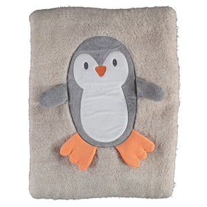 Bibaby Cute Penguins Welsoft Battaniye 88x100 Cm 64523 Bej