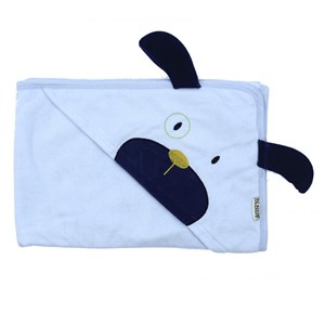 Bebitof Köpekli Bebek Havlusu 40023 Mavi
