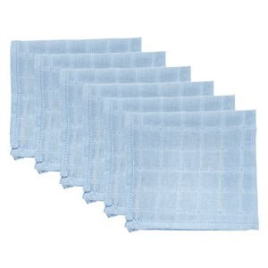 Mynest Müslin Ağız Mendili 6 Parça 25x25 cm 1011 Mavi