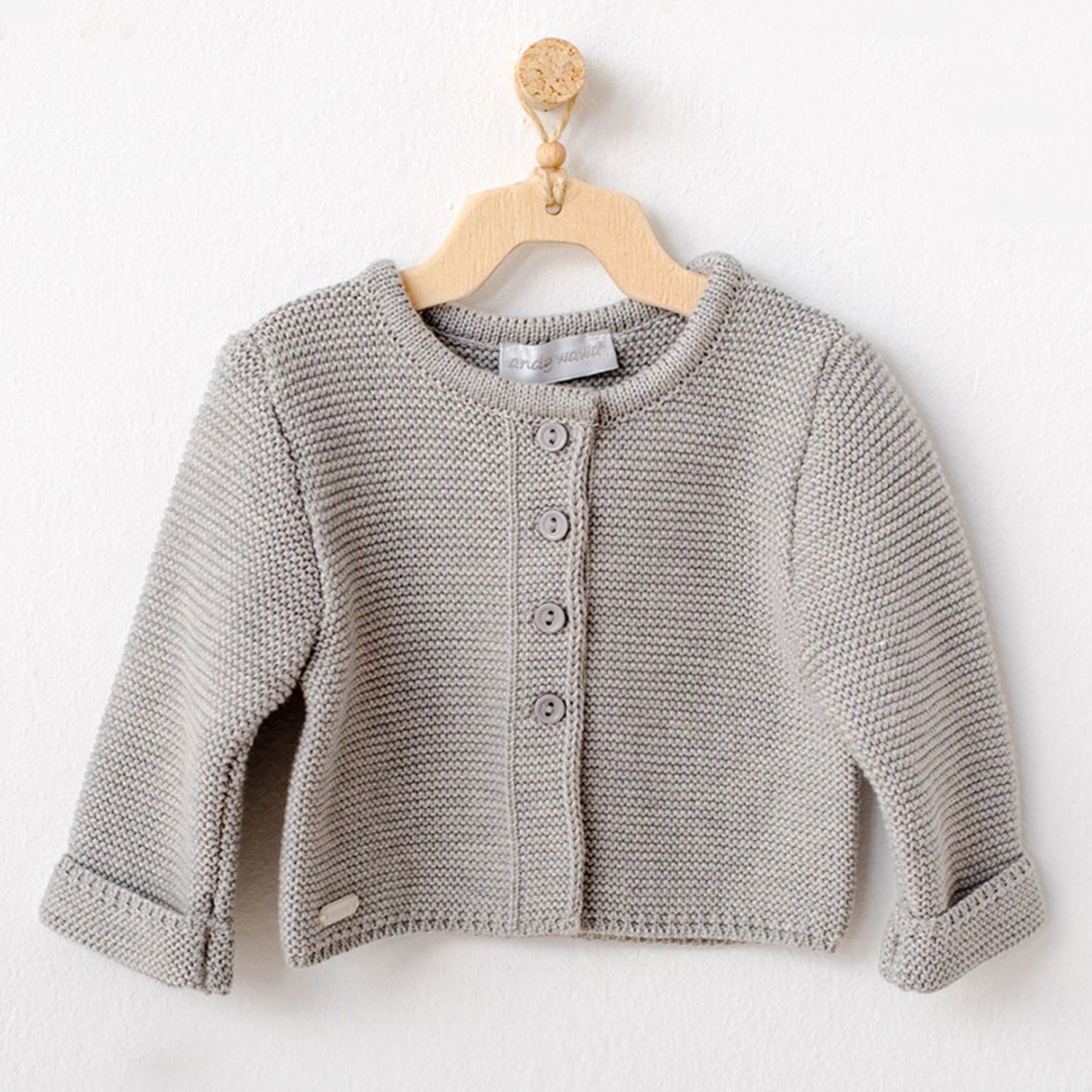 Andywawa Bebek Ceketi AC22460 Gri