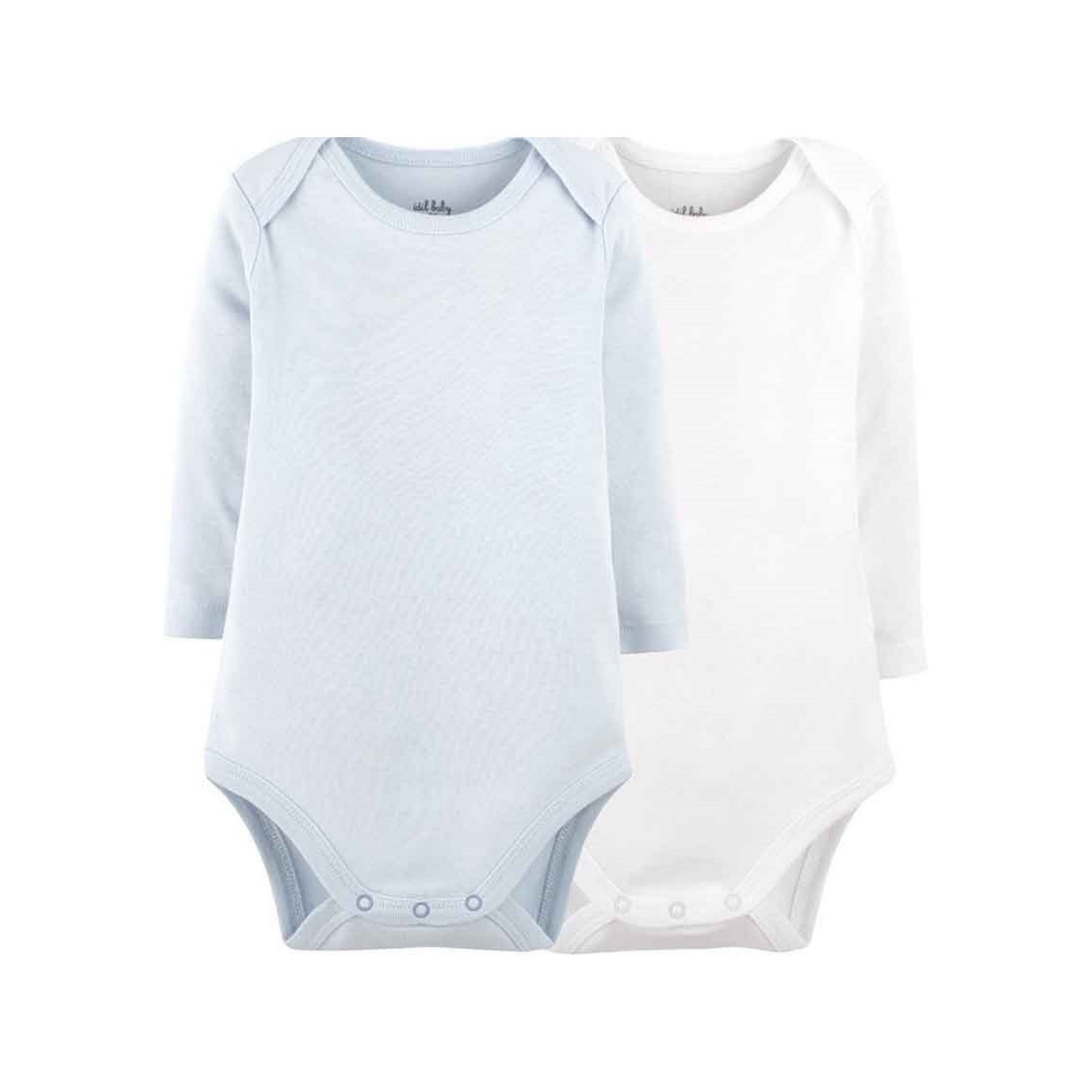 İdil Baby 2'li Bebek Body 15095 Mavi