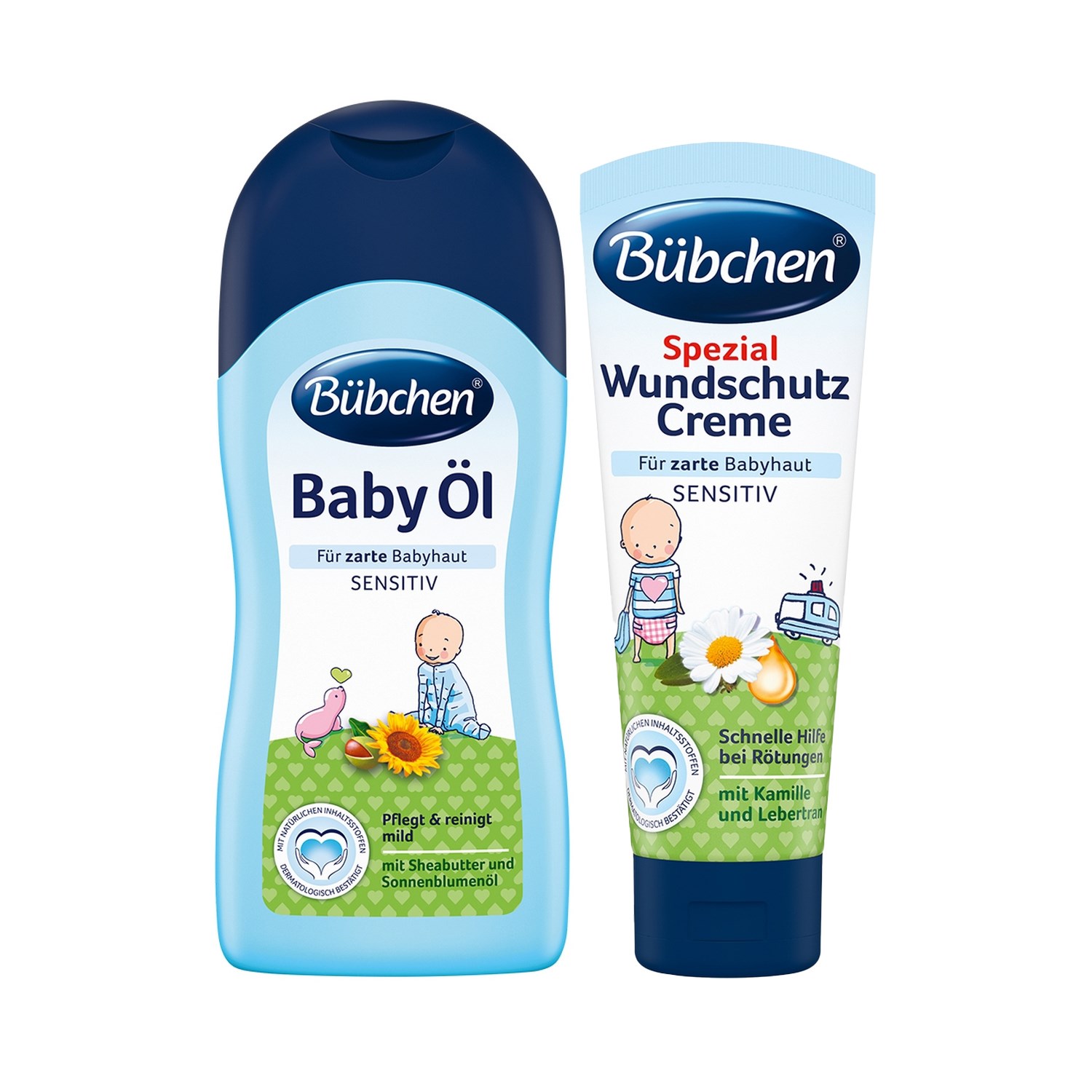 Bübchen Bebek Yağı 200 ml ve Pişik Kremi 75 ml 