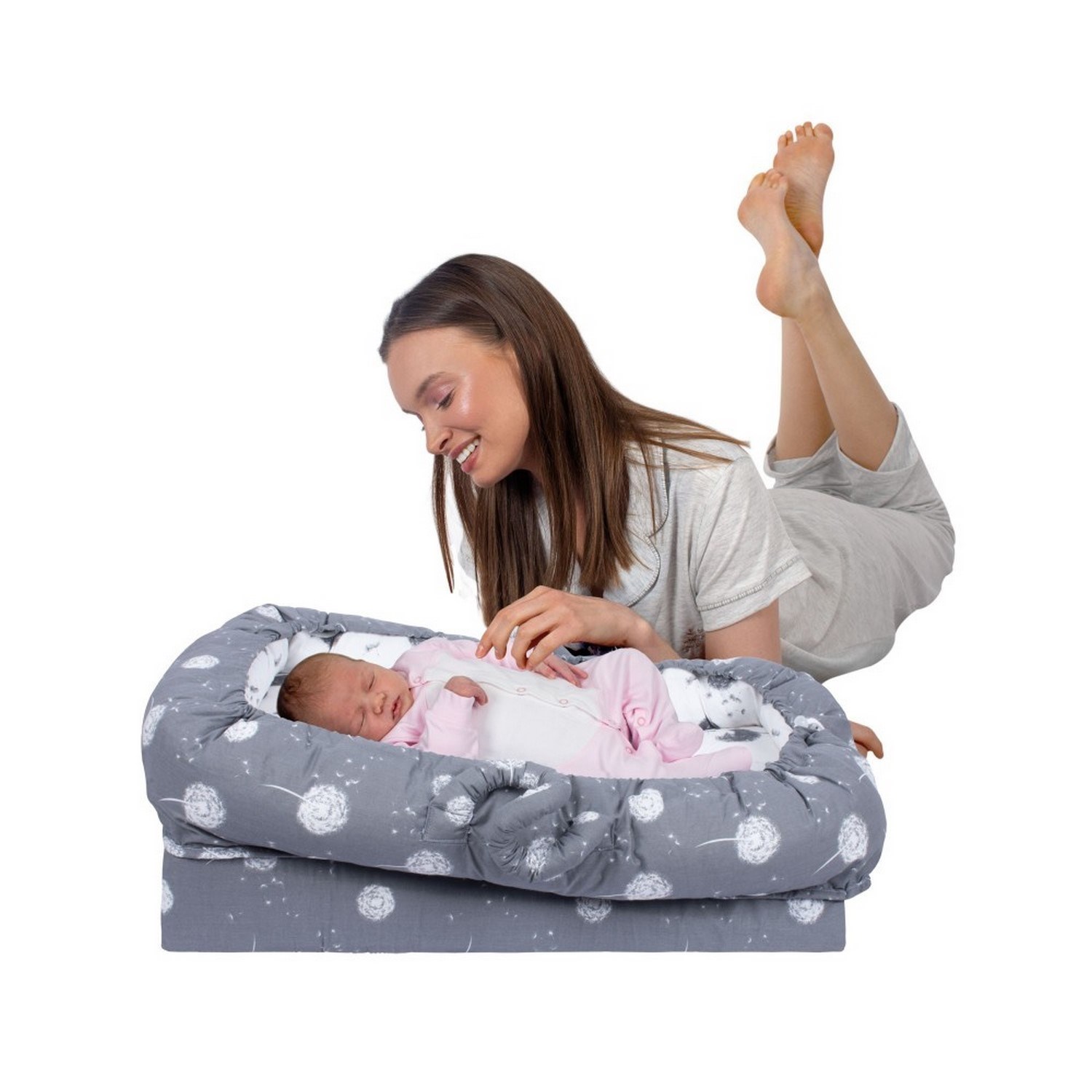 Sevi Bebe Anne Yanı Bebek Reflü Yatağı 273 Füme