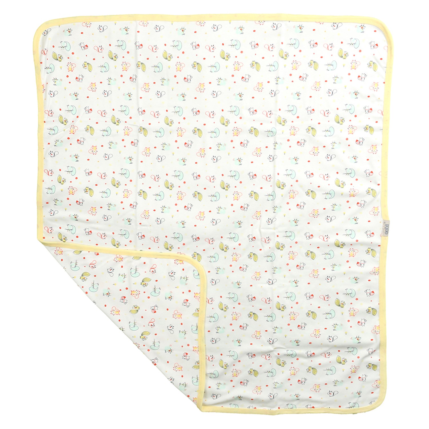 Sebi Bebe Sincaplı Bebek Battaniyesi 80x90 Cm 1558 Krem-Sarı