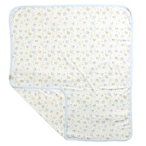 Sebi Bebe Sincaplı Bebek Battaniyesi 80x90 Cm 1558 Krem-Mavi