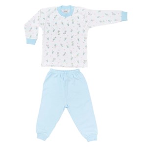 Sebi Bebe Bisikletli Bebek Pijama Takımı 2218 Mint