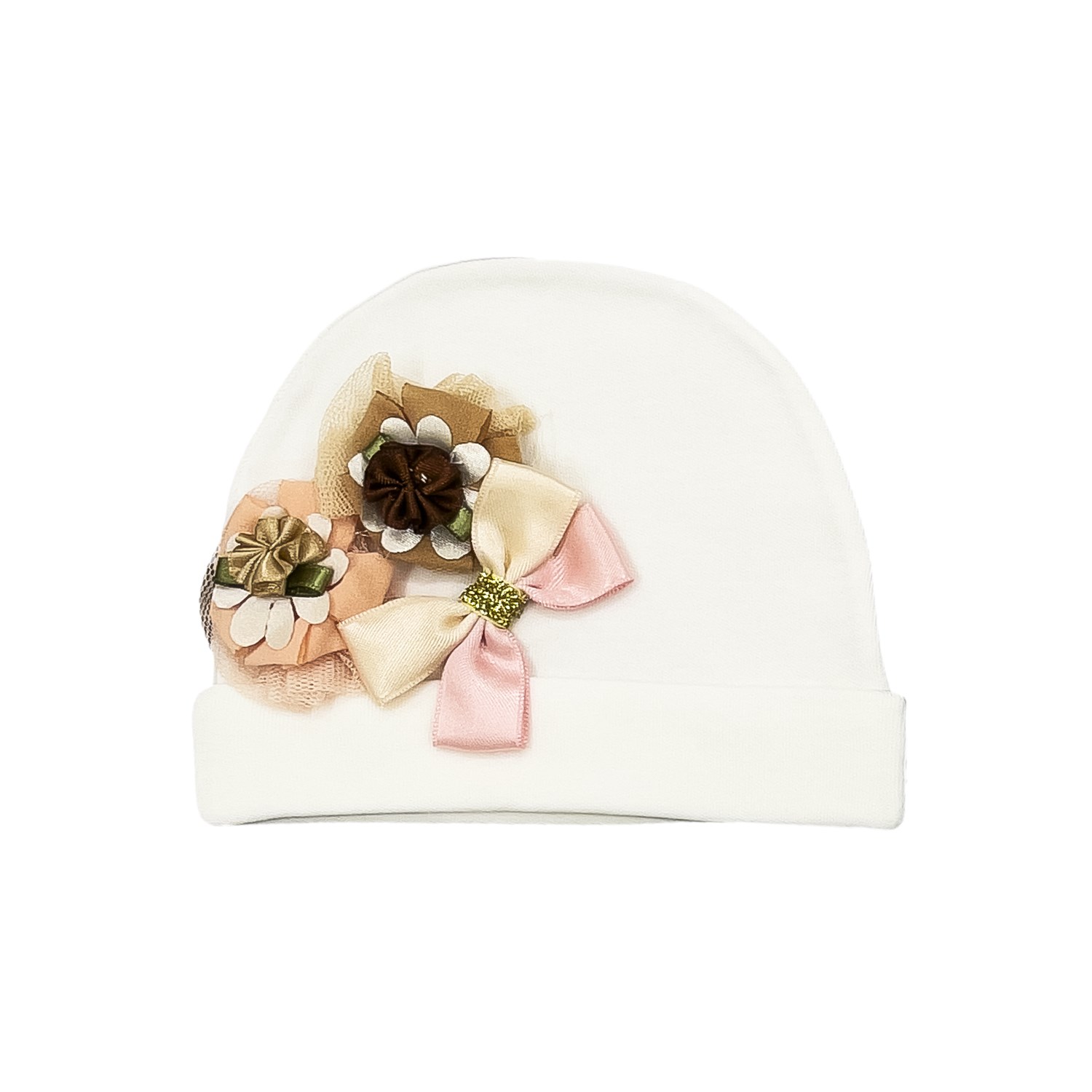Mamasita Bebek Şapkası 0745 Beyaz