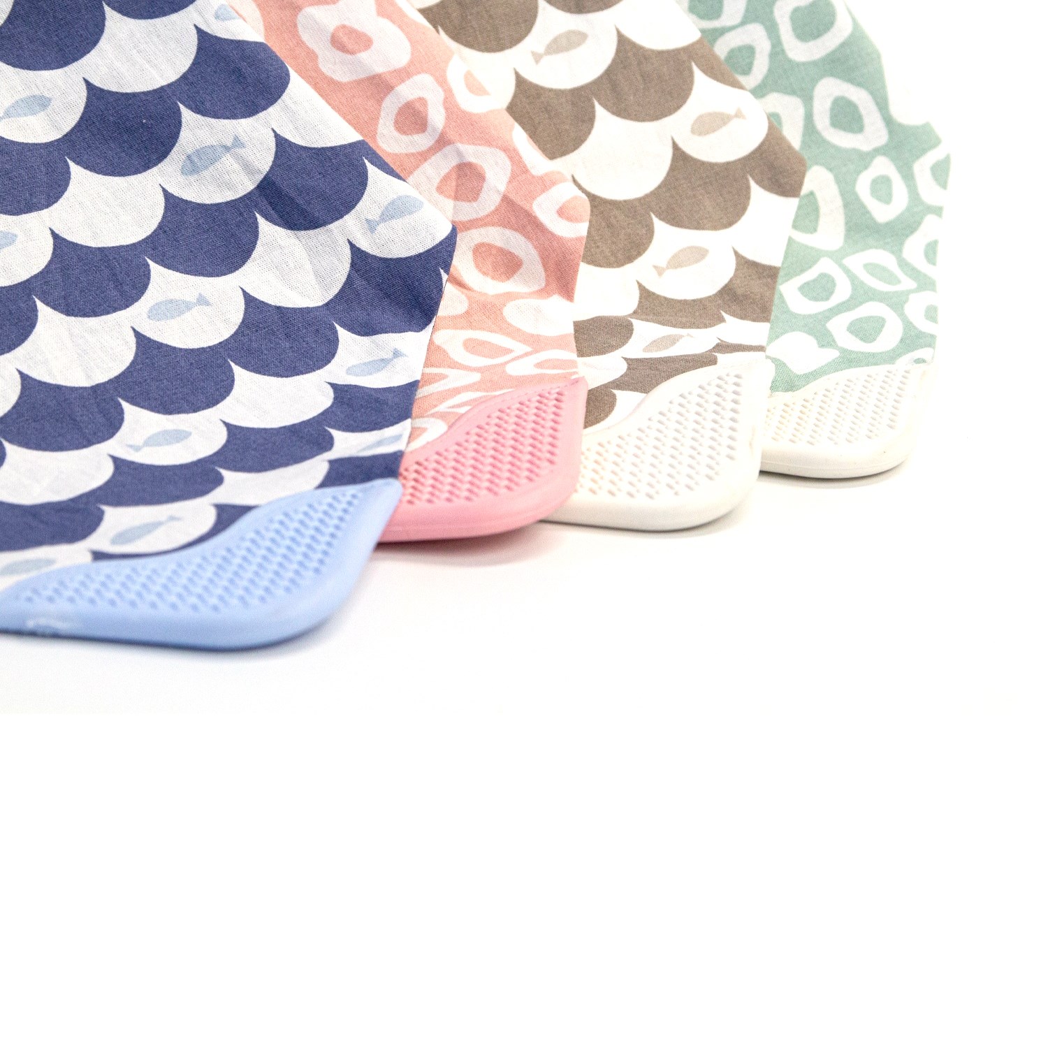 Babyjem Diş Kaşıyıcılı Poplin Fular Önlük 686 İndigo