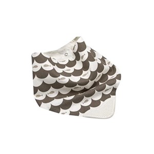 Babyjem Diş Kaşıyıcılı Poplin Fular Önlük 686 Kahve
