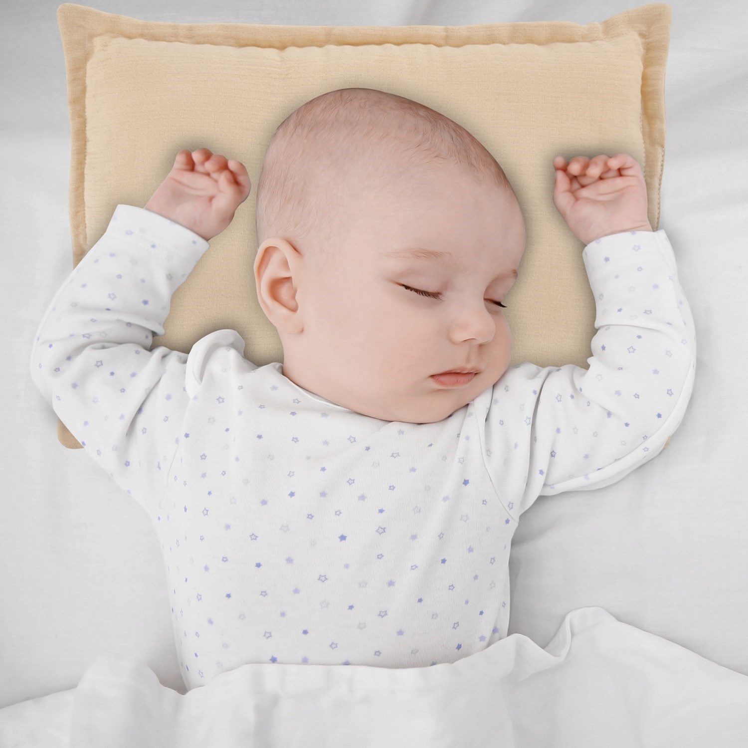 Babyjem Müslin Bebek Uyku Yastığı 762 Somon