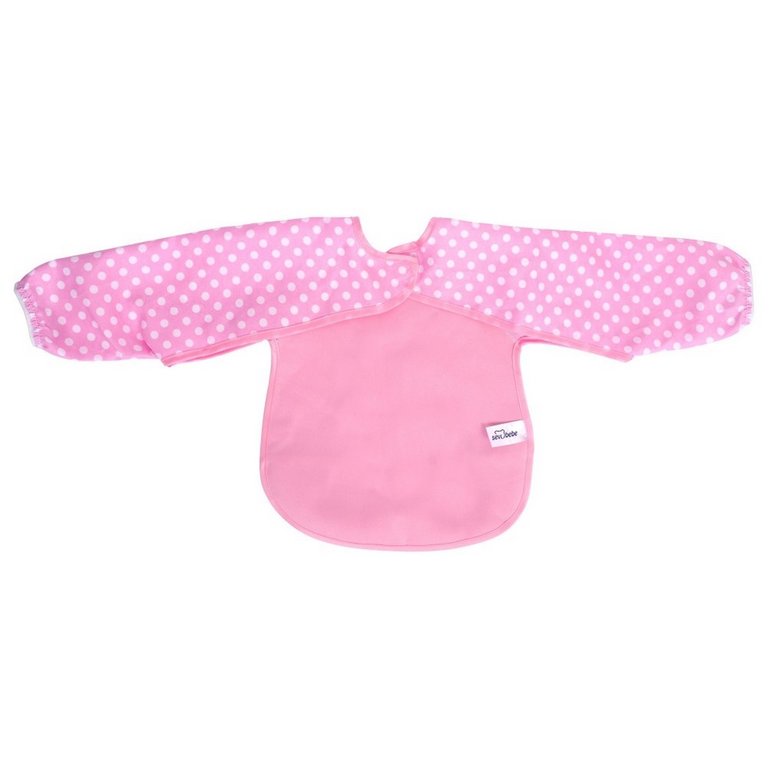 Sevi Bebe Eko Kollu Mama Önlüğü 54 Koyu Pembe