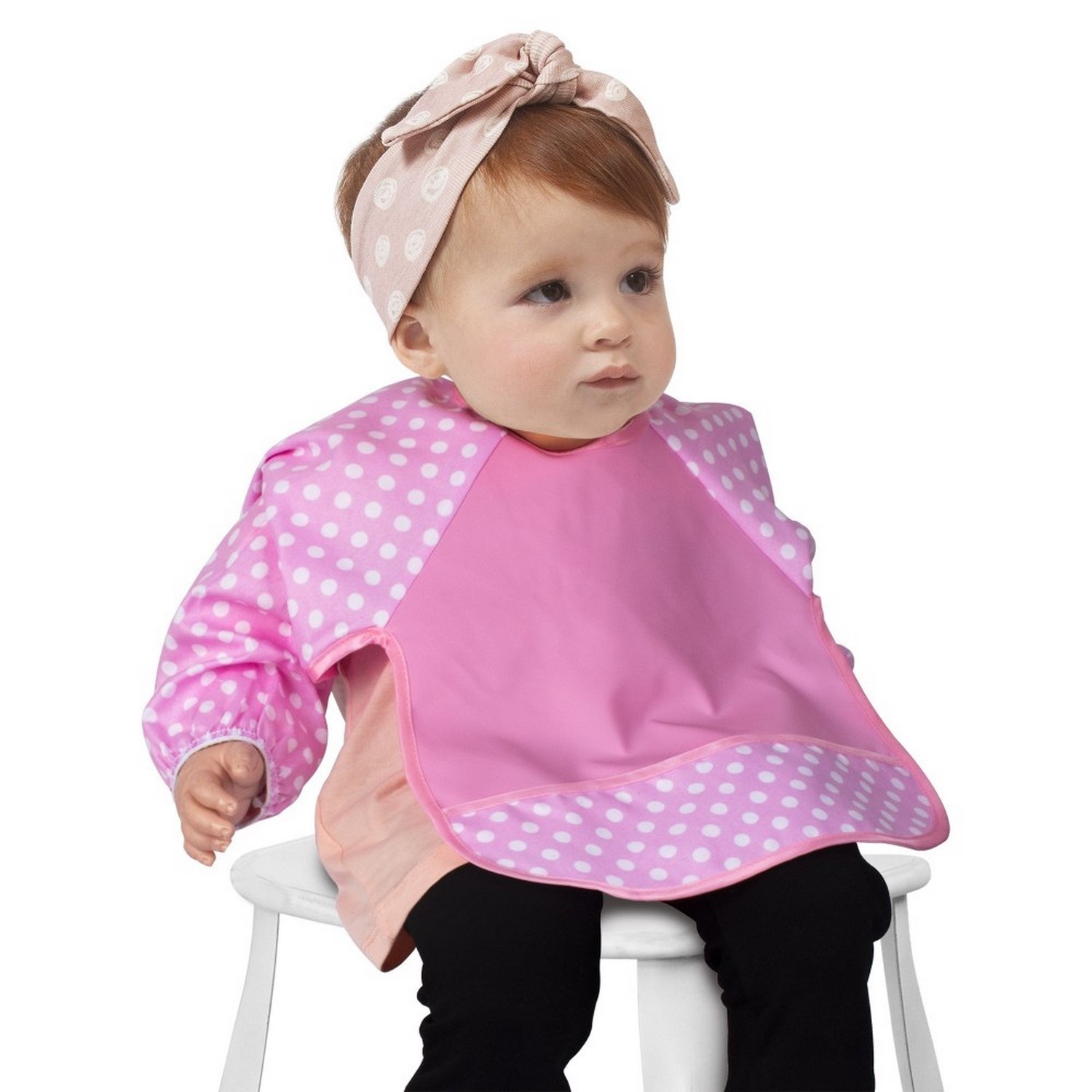 Sevi Bebe Eko Kollu Mama Önlüğü 54 Koyu Pembe