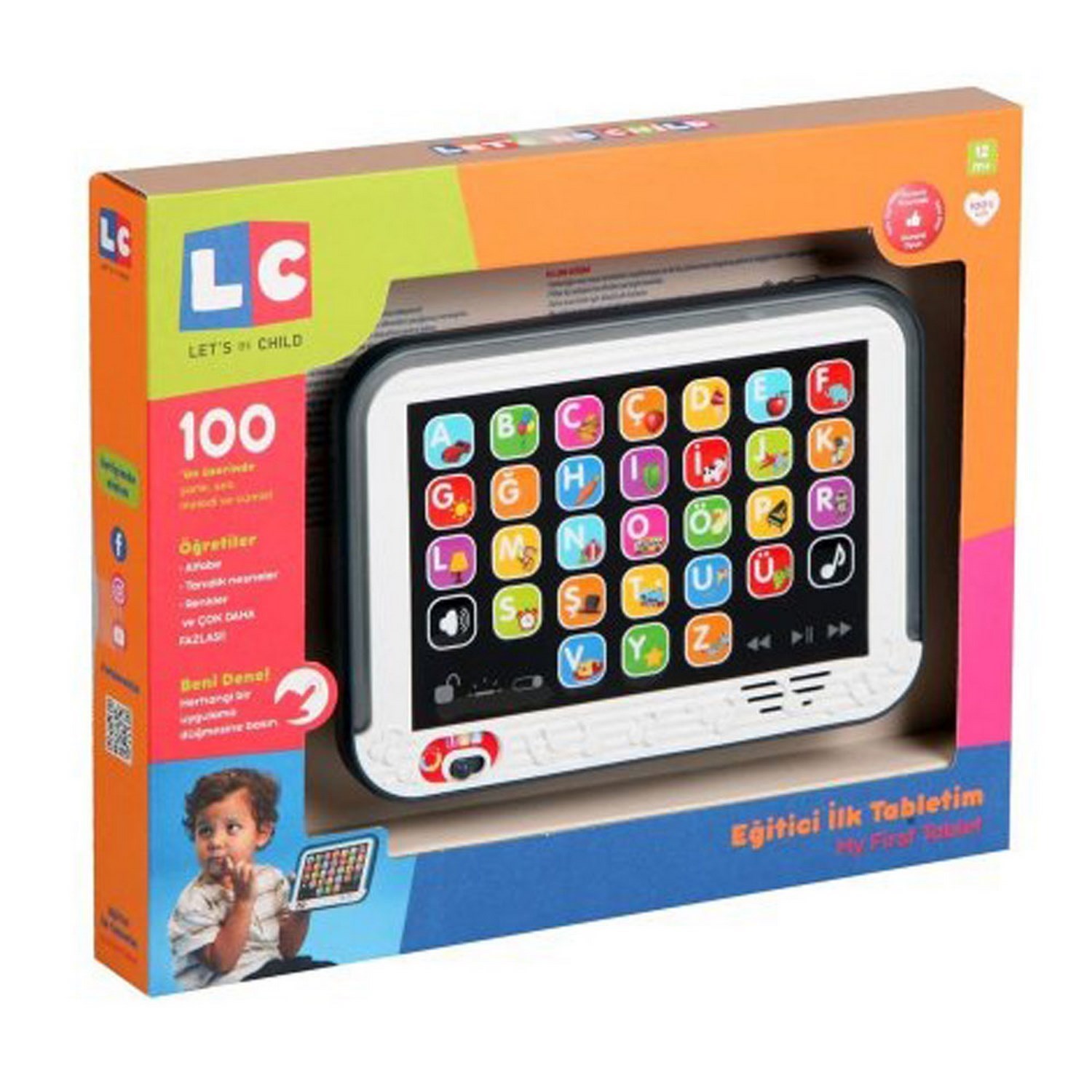 Let's Be Child Eğitici İlk Tabletim +12 Ay 30902 Beyaz
