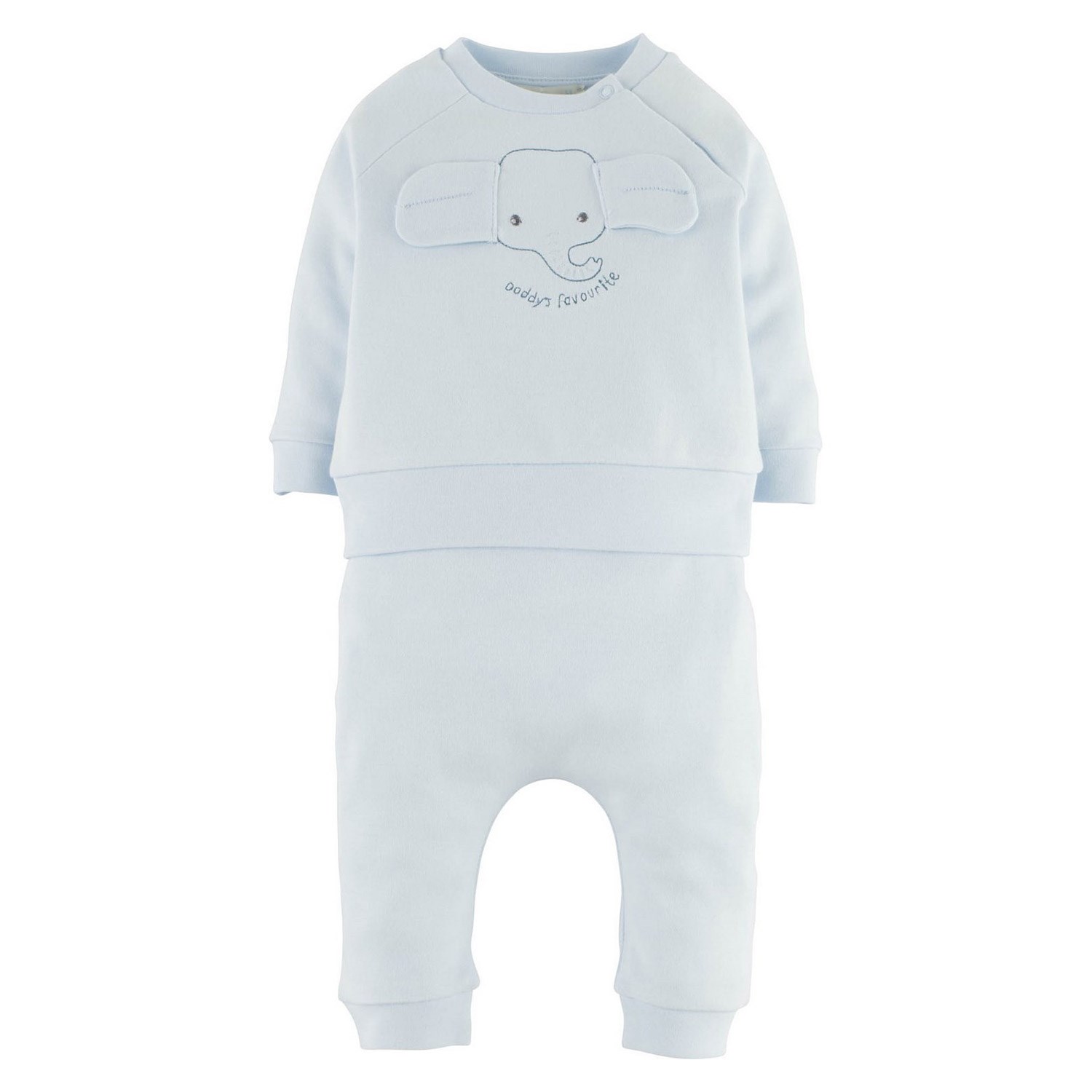 İdil Baby 2'li Bebek Takımı 15555 Mavi