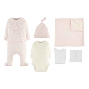 İdil Baby 8'li Bebek Hastane Çıkış Seti 15325 Pembe