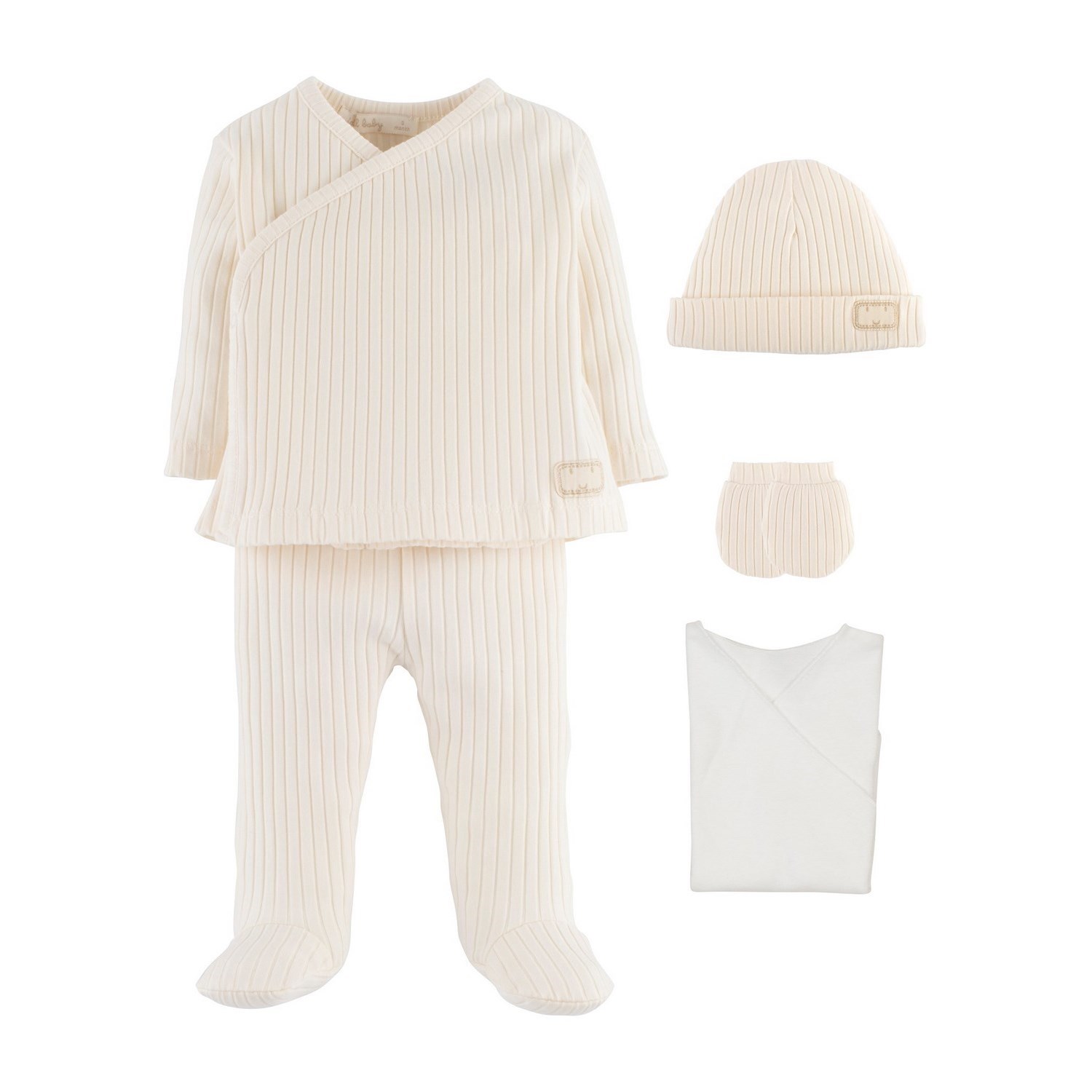 İdil Baby Bebek Zıbın Takımı 15566 Ekru