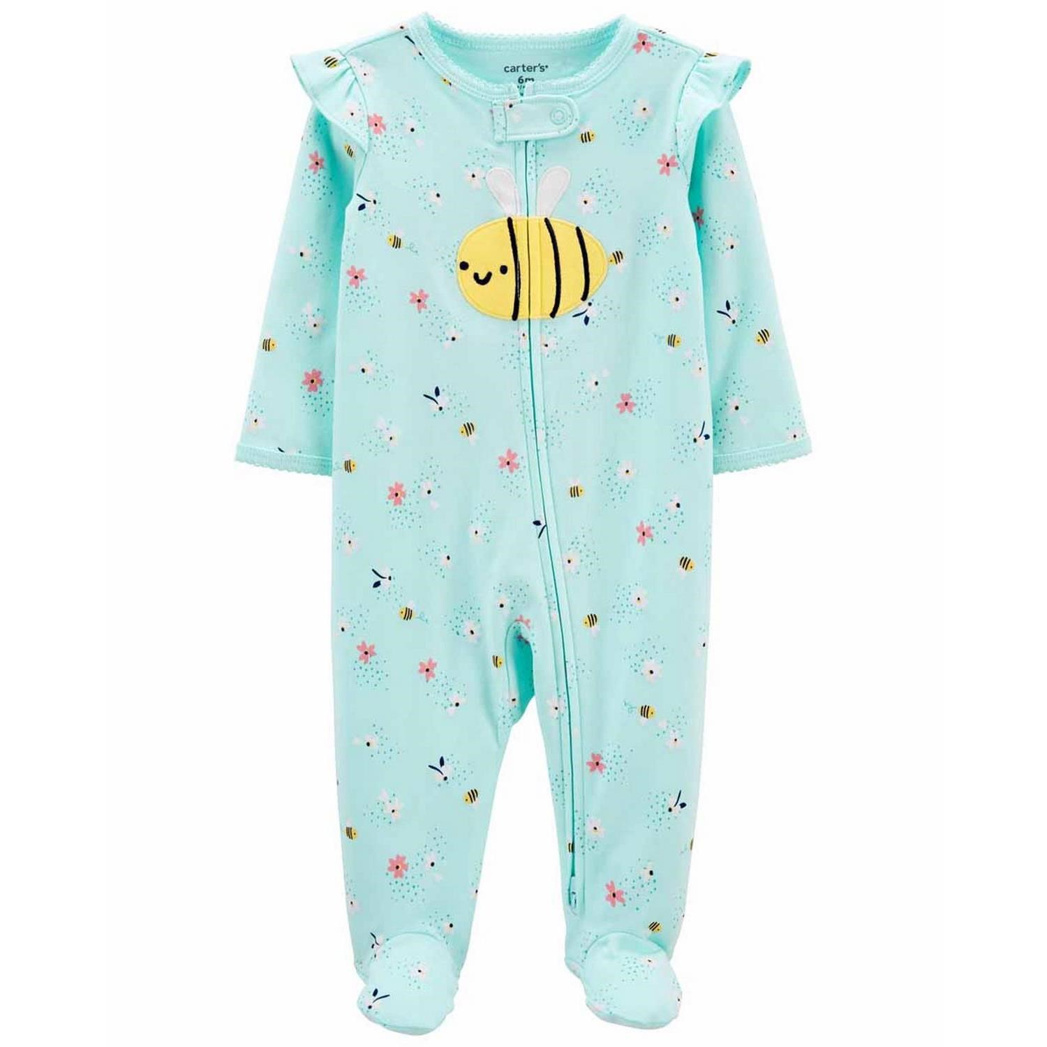 Carter's Kız Bebek Uzun Kollu Patikli Tulum 1L735610 Fıstık Yeşili