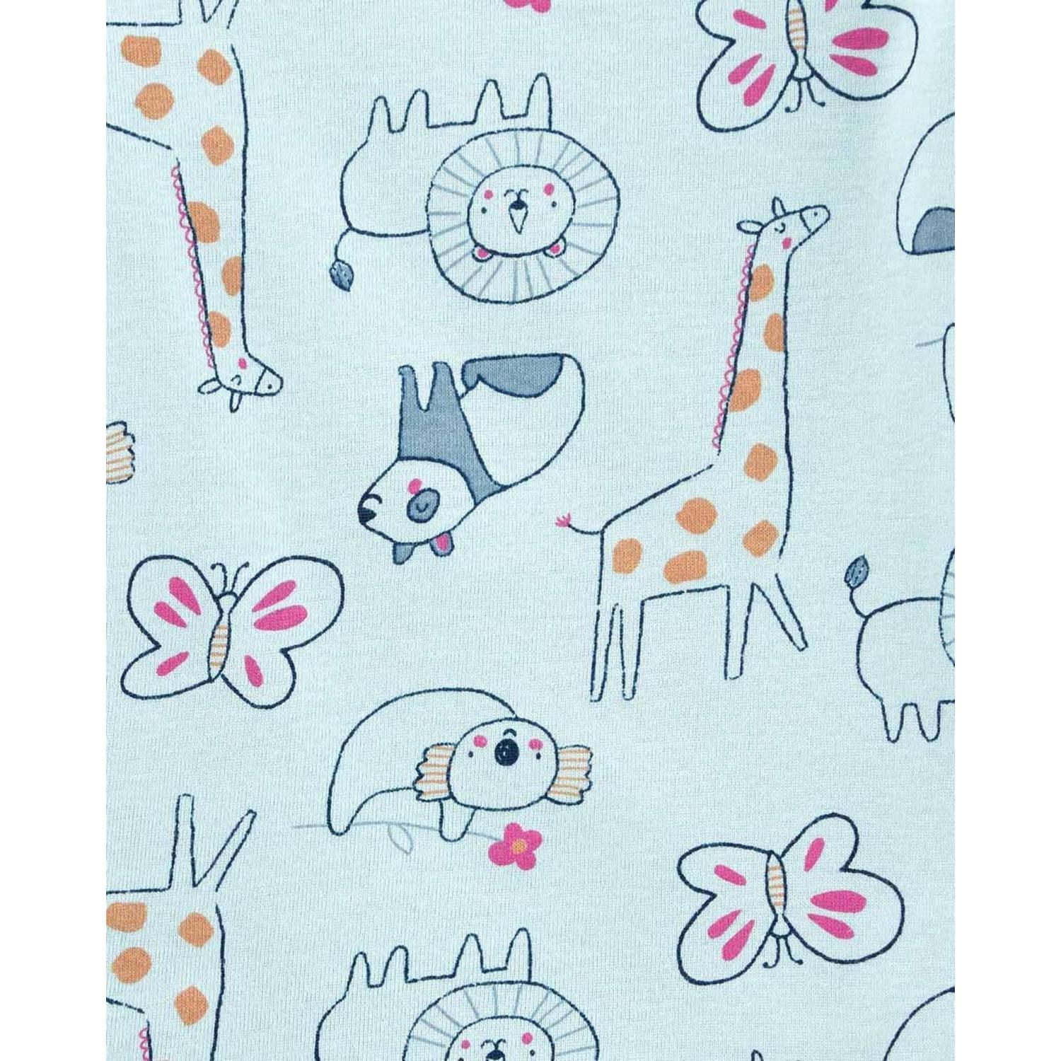 Carter's 4'lü Kız Bebek Uzun Kollu Pijama Seti 1M693610 Çok Renkli